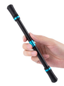 Turn Author Samurai Black Professional Spring Pen Beginner Cool Novice Internet Celebrity Slim Flexible Finger Training Special Pen Drop-Resistant Non Slip Pen Head Plastic Steel Pen Holder Stainless Steel Marbles Twist Pen
