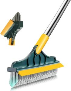 HYETOP 3 IN 1 floor brush Toilet broom brush Hard type V shape tile floor scrub brush Berus lantai bilik air tandas