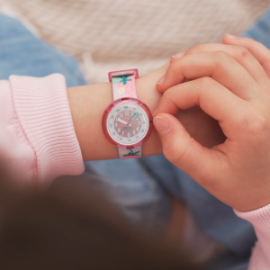 Flik Flak Berry Nice (FPNP175) Pink RECYCLED PET Kids Watch