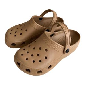 XIXITIAO | Couples Outdoor Beach Sandals EVA Soft Bottom Anti-slip Beige Clogs