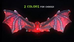 OTO Elegant Fantasy Electric Dinosaur Wings with Illuminating Features - Ideal for Costume Play Party Accessories and Mesmerizing LED Dinosaur Wings Themed Events