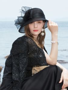 EE Early Spring New British Socialite Horse Club Top Hat European and American Elegant Summer All-Matching Hat Children 1049