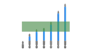New Magnetic Screwdriver Bit Set - Strong Durability & Anti-Slip Design Includes 7 Magnetized Drill Bits for Electric Screwdrivers