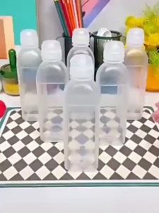 MERIAHSHOP BOTOL MINYAK SAUS KECAP ANTI TUMPAH BOTOL FLIPTOP MULTIFUNGSI PLASTIK TEBAL POT KONTROL BOTOL BUMBU CUKA