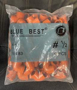 (Per bag)Elbow ELECTRICAL PVC CONDUIT ELBOW 1/2”3/4”( ORANGE )