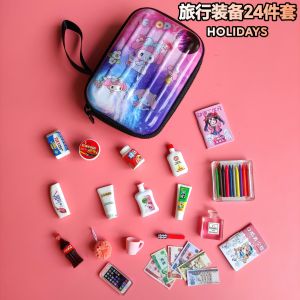 Miniature Simulated Bath Gel Shampoo Travel Essentials Daily Use Toy for Girls Creative DIY Handmade Models Life Simulation