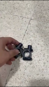 Sepasang Breket Spion Honda Warna Hitam – Dudukan/Kleman Spion Stang Motor Kuat & Awet