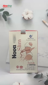 Viên Uống Giảm Cân Nova Slim Tiêu Mỡ Bụng Đốt Mỡ Thừa Kiểm Soát Cân Nặng Tác Dụng Nhanh Cho Cơ Địa Béo Lì Khó Giảm 30V