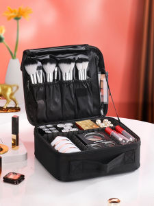 Túi Đựng Mỹ Phẩm Di Động Cỡ Lớn Cho Nữ Túi Đựng Đồ Dùng Cá Nhân Du Lịch Túi Đựng Mỹ Phẩm Bằng Vải Hình Khối Đơn Sắc