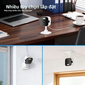 1-4 Chiếc Camera An Ninh Wifi HD 5MP Mini Giám Sát Trong Nhà Với Tầm Nhìn Ban Đêm Âm Thanh Hai Chiều Phát Hiện Con Người O-KAM Hỗ Trợ Ứng Dụng