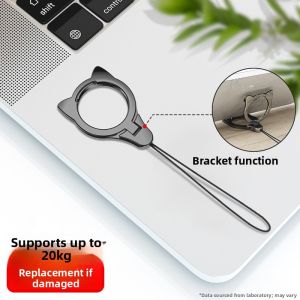 YINGYUE | Multi-purpose Phone Ring Stand and Lanyard Metal Hook
