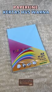 Paperfine Kertas HVS Warna A4 Ocean Isi 25 Lembar Kode Warna 120