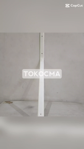 PJU Tiang AH Lampu Jalan 20 Watt 25 Watt Putih / Tiang Lampu Jalan OutDoor Siku Bengkok