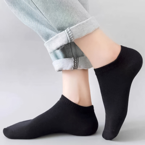 10 Pairs Cotton Socks Mens Boat Socks Breathable Short Socks Women Ankle Socks Solid Color Casual Socks