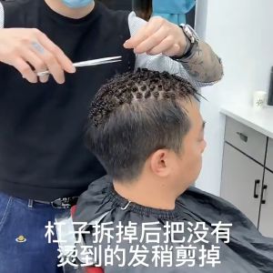 Sisir Spon & Sisir Khusus Potong Rambut Barbershop Rambut Gimbal Double Sided Hair Brush