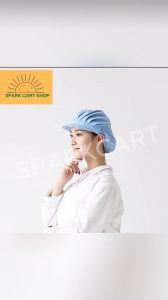 SPARKCART 1pcs Chef Hat Kitchen Cooking Chef Cap Food Service Hair Nets
