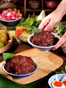 น้ำพริกตาแดง คุณเพ็ญศรี ไม่ผัดน้ำมัน สดใหม่ ไม่ใส่วัตถุกันเสีย