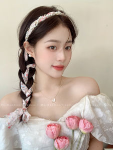 เข็มขัดผ้าพันคอสำหรับผู้หญิง ตกแต่งผมสไตล์เกาหลี หน้าร้อน เครื่องประดับผมแบบใหม่ที่สวมใส่ได้ตลอดทั้งปี เครื่องประดับผมสำหรับวัยรุ่น