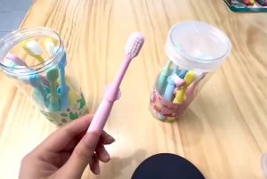8pcs Kid Toothbrush Ultra Soft Children Toothbrush Kids Bathroom Oral Hygiene Toothpaste 3-12yrs Berus Gigi Kanak兒童牙刷超軟