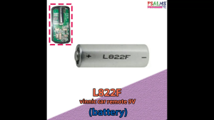 L822F car remote 9V battery