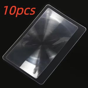 Ultra Thin Portable PVC Magnifying Glass Bookmark for Reading Newspapers Books Transparent Credit Card Shaped Magnifying Glass