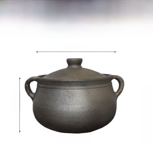 Sichuan Xingjing Black Earthenware Casserole/Stewpot For Home Gas Soup Gas Stove Dedicated Old-Fashioned Chinese Casseroles Stew Soup Earthen Jar