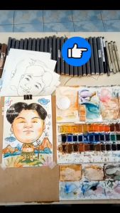 รับวาดภาพการ์ตูน เหมือน ภาพล้อเลียน รับวาดรูป ราคาโปรโมชั่น