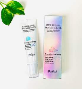 Kem nền chống nắng tinh chất ốc sên HANHUI SNAIL SKIN REFINISHER CC Cream SPF50+ PA+++ chống lãn hóa da