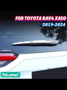 For Toyota RAV4 XA50 RAV 4 Hybrid 2019 2020 2021 2022 2023 2024 Car Rear Trunk Window Rain Wiper Blade Cover Trim Accessories
