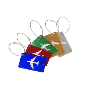 Missyou ป้ายแท็กอลูมิเนียมอัลลอยด์ แท็กติดกระเป๋า พวงกุญแจป้ายชื่อ Luggage Tag