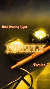 C-thru 3inch Square LED Work Light Bar Spot Light Amber Offroad ATV SUV  Spotlight Wateroroof 12V 24V Yellow White Light