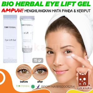 NUKANUKU - Penghilang Kantung Mata / Penghilang Mata Panda / Krim Mata Panda / Mata Panda / BIO HERBAL Eye Lift Gel