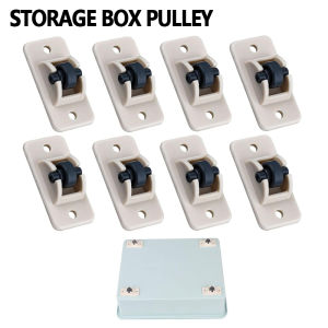 4PCS Self Adhesive Caster Wheels Low Profile Mini Fixed Casters for Furniture Kitchen Appliances Storage Box Trash Can