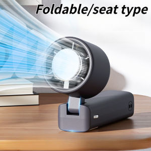 New Portable 199-Speed Handheld Fan Foldable Mini Home Outdoor Student Office Semiconductor Cooling Desktop Fan for On-the-Go