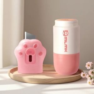 Cat Paw Thermal Paper Correction Fluid with Knife Parcel Box Opener Home Anti Peep Identity Information Privacy Protector Eraser