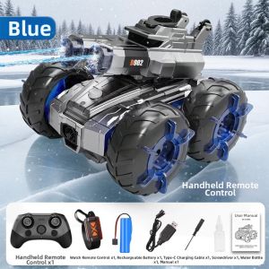Amphibious Water-Spraying RC Tank