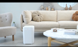 Joyami Smart Rubbish Bin 17L by TOKIT Large Capacity One Button Packaging Change Bag Automatically Rapid Fast Charging Infrared Sensor【Arrive in 72 Hours & 1 Year Warranty Service】