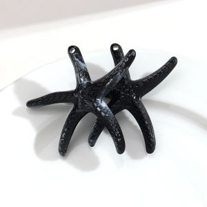 2pcs Colorful Acrylic Starfish Charms Extra Large for DIY Jewelry Making Pendants Necklace Bracelet Keychain Accessories