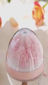 270ML Air Humidifier USB Rechargeable 800mAh Home Hydration Humidifier Colour LED Light Mist Maker Flower Humidificador