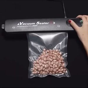 Máy Hút Chân Không Bảo Quản Thực Phẩm Vacuum Sealer  Máy Hút Chân Không Mini Máy Hàn Miệng Hút Túi Giúp Bảo Quản Thực Phẩm An Toàn Lâu Hơn Tặng 10 Túi Hút Chân Không Bảo Hành 1 Đổi 1