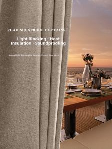 Soundproof Thick Full-Blackout Curtains