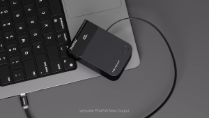 [CCC Certified] Momax IP171 45W 1-PAC Pass Mini+ 10000mAh 2in1 Powerbank | Built-in Retractable Cable | Compact size