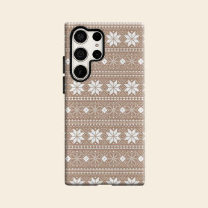 Beige Nordic Geometric Tile Luxury Fashion Full Lens Protective Case for Samsung Galaxy S26 S25 S24 A56 A36 Plus Ultra