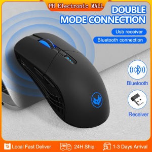 Wireless Charging Bluetooth Mouse Mute Mouse Ergonomic Mouse with USB Receiver Wireless Gaming Mouse Office Mouse