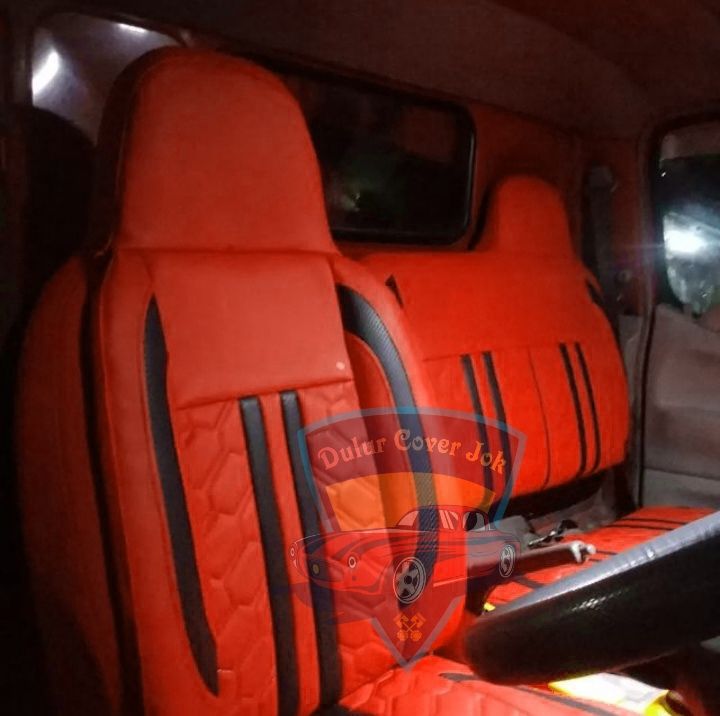 Sarung jok mobil truk dyna 130ht Bonus sarung stir - dyna dutro - Hino Dutro - Sarung jok mobil truk dyna dutro - Sarung jok mobil truk dyna 130 ht - Sarung jok mobil truk hino dutro - Sarung jok mobil truk hino 300 - Cover sarung jok mobil truk dyna