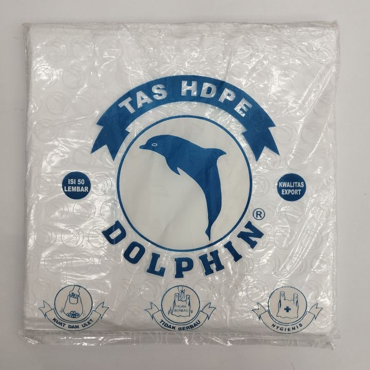 Shopping Bag (Kresek) HDPE Kantong Plastik Hajatan Dolphin Kresek