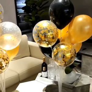 (Gifts Home) 7in1 Stick Cup Standing Balon+Tatakan/Stik balon berdiri Tiang Dekorasi Birthday
