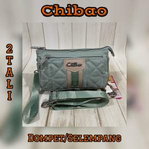 Pouch/Selempang Wanita CHIBAO KANVAS 3Sleting CB0571-22