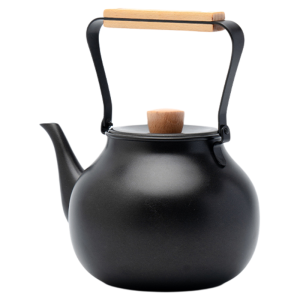 goout springhill | Vintage Retro Black Open Fire Stainless Steel Kettle