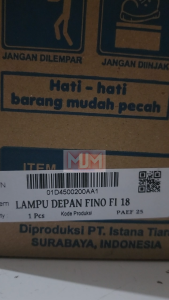 Lampu Depan Fino Fi 2018 Injection Injeksi Reflektor Headlamp 1YD